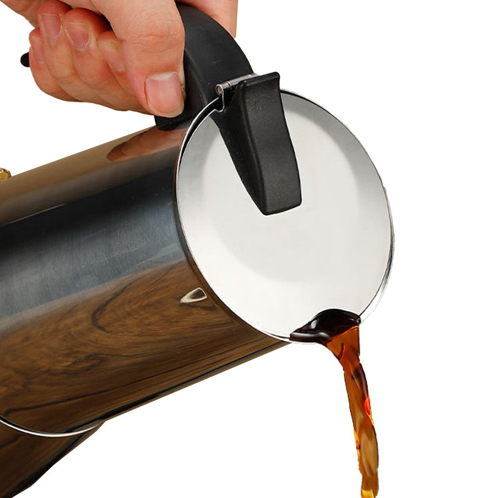 100ML Stainless Steel Coffee Maker Latte Moka Pot Suitable for Induction Cookers