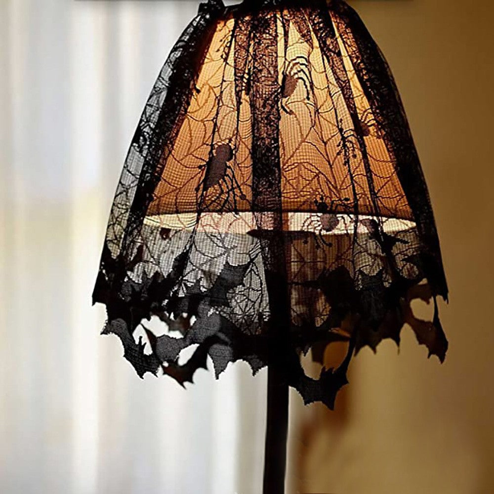 2 Sets of 20Pcs Halloween Decorations Kit Tablecloth Table Runner Decorative Bat for Halloween Party Decors