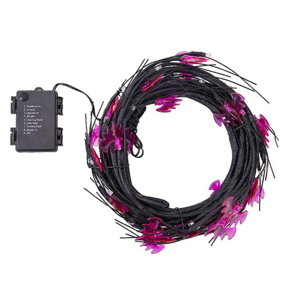 1.8M LED Halloween Bat Vine Branch String Lights Halloween Party Decorative Lights