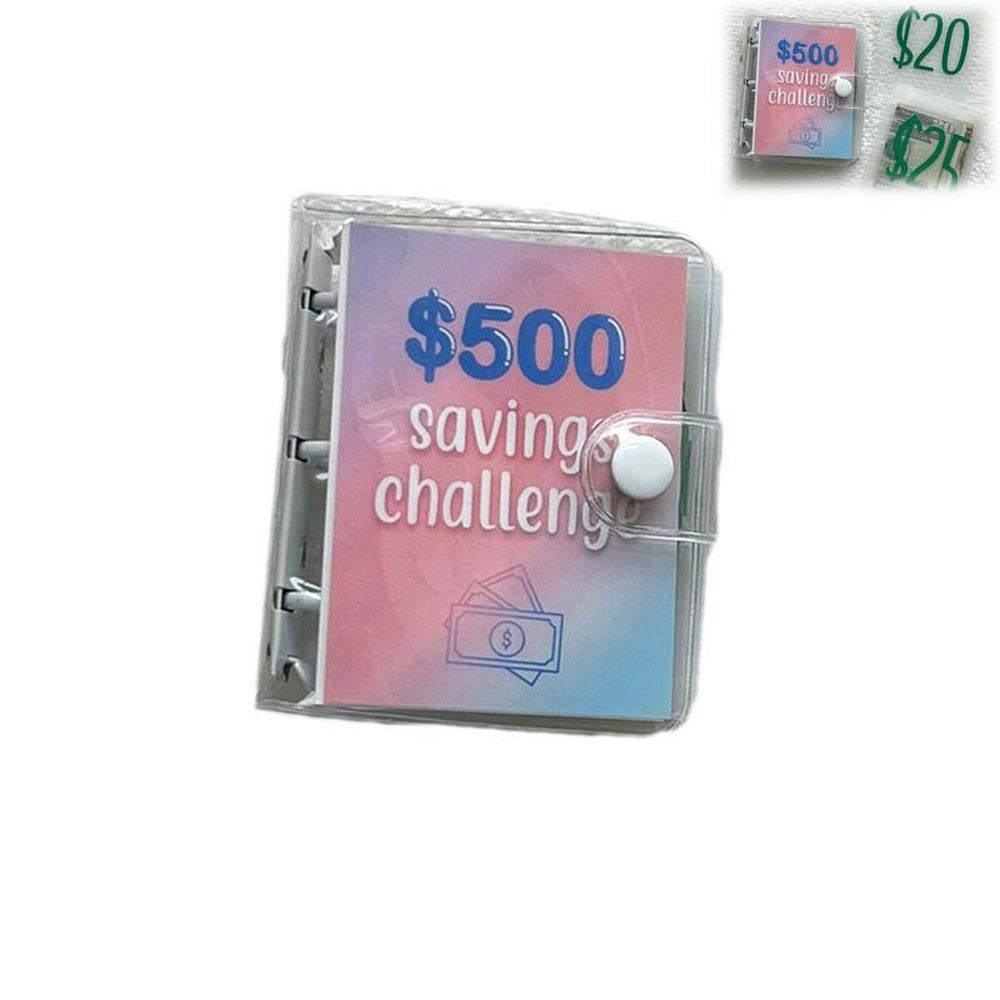 Mini Binder Savings Challenge Budget Envelopes Wallet Planners Book Style 3