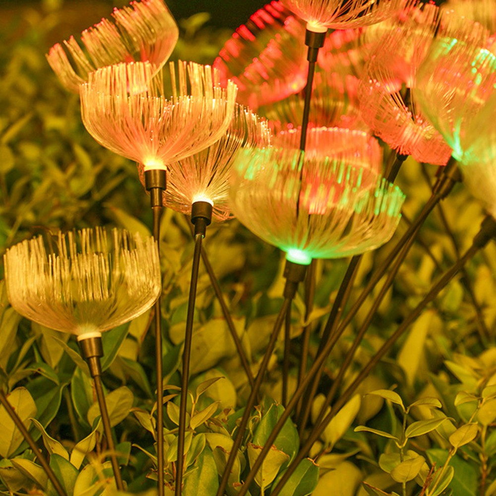 3pcs 7 Heads Jellyfish Lights Garden Solar Lights Solar Powered Swaying Lights