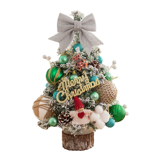 45cm Tabletop Mini Artificial Christmas Tree Ornaments Xmas Desktop Decor Green