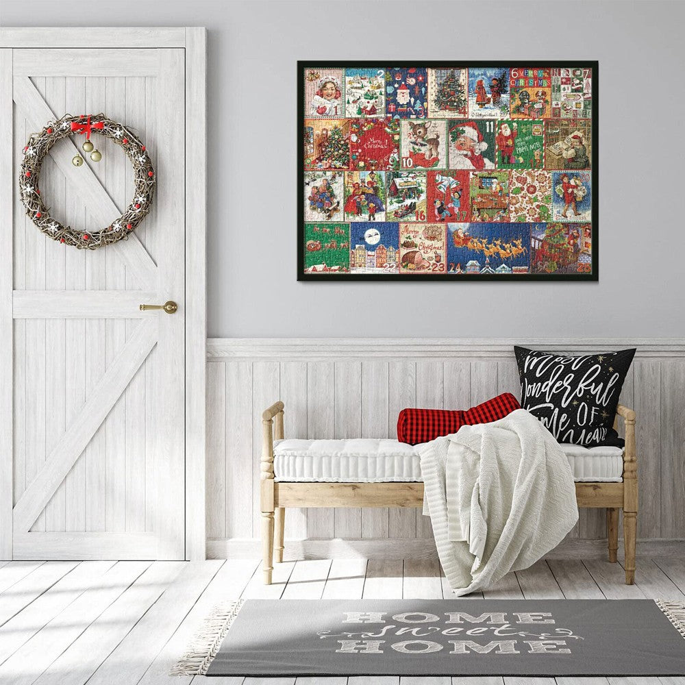 1Pc Christmas Advent Calendar Jigsaw Puzzles Xmas Countdown Calendar Puzzles