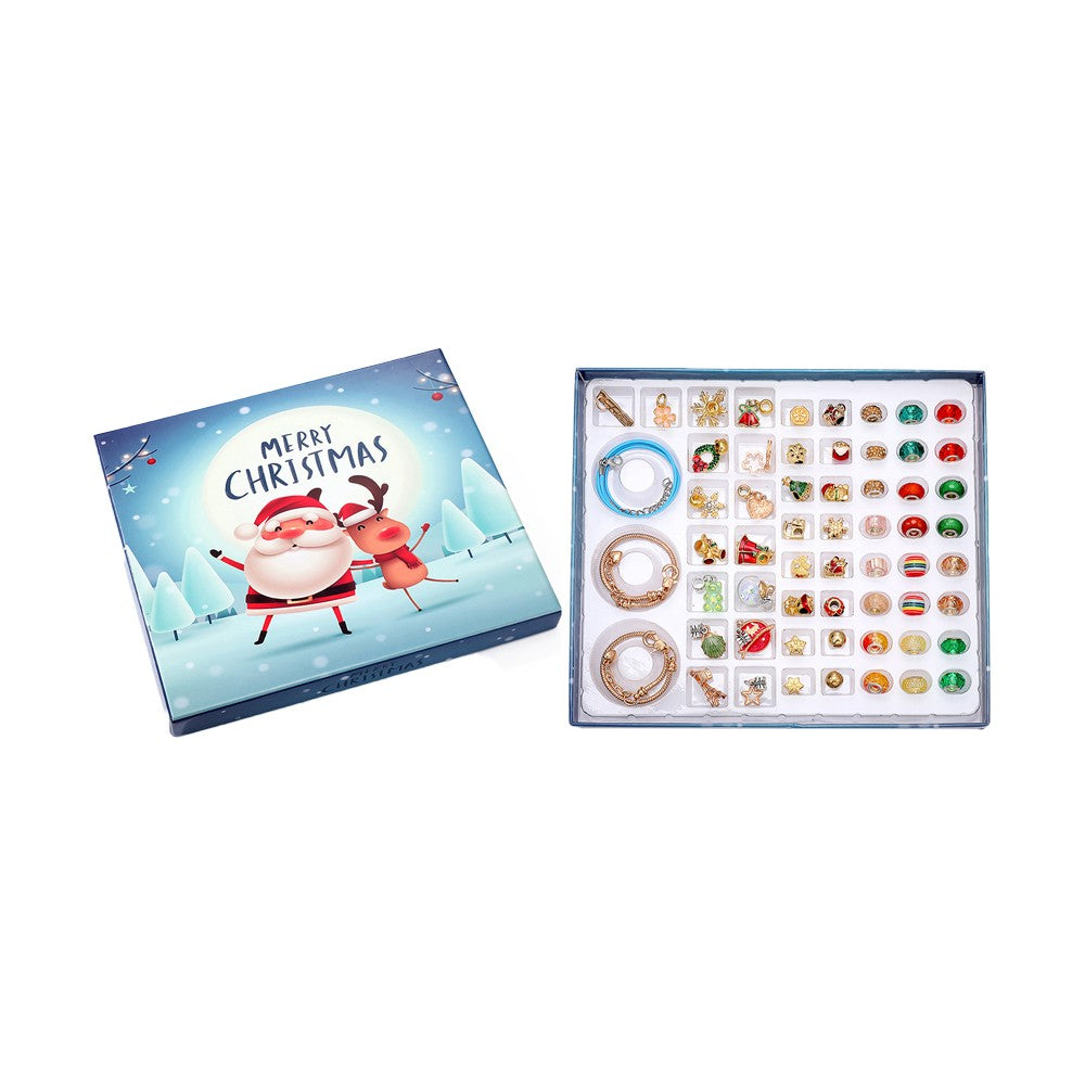 Style1 Christmas Charms Bracelet Set DIY Ornaments Toy for Girl