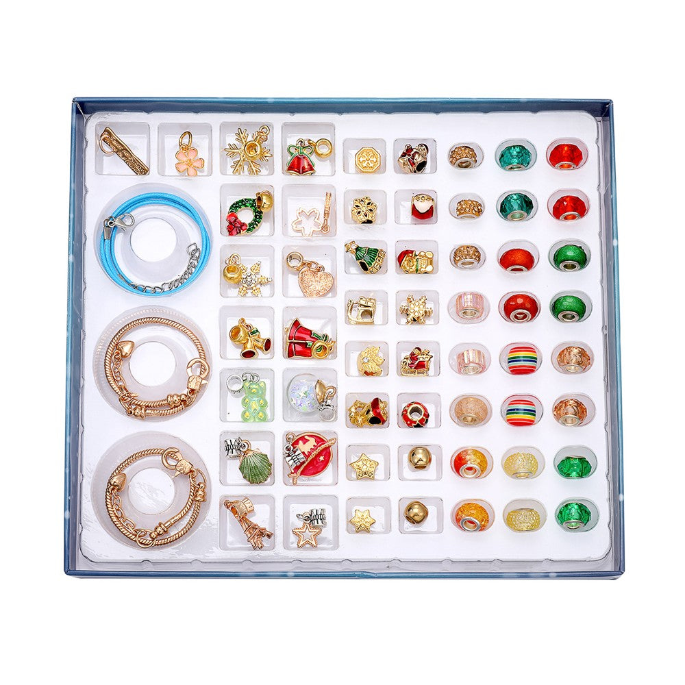Style1 Christmas Charms Bracelet Set DIY Ornaments Toy for Girl