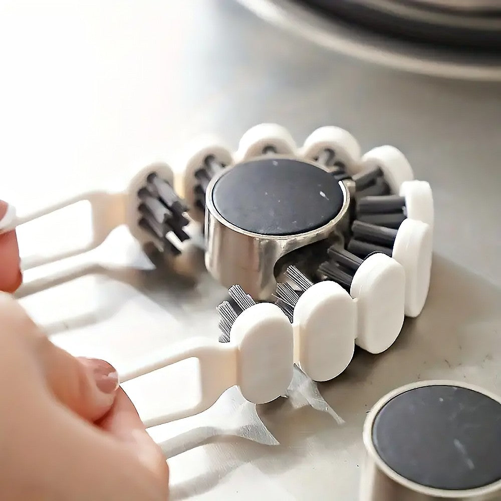 4Pcs Bendable Multifunctional Cleaning Brush Faucet Sink Stove Crevice Brush Household Cleaning Tool