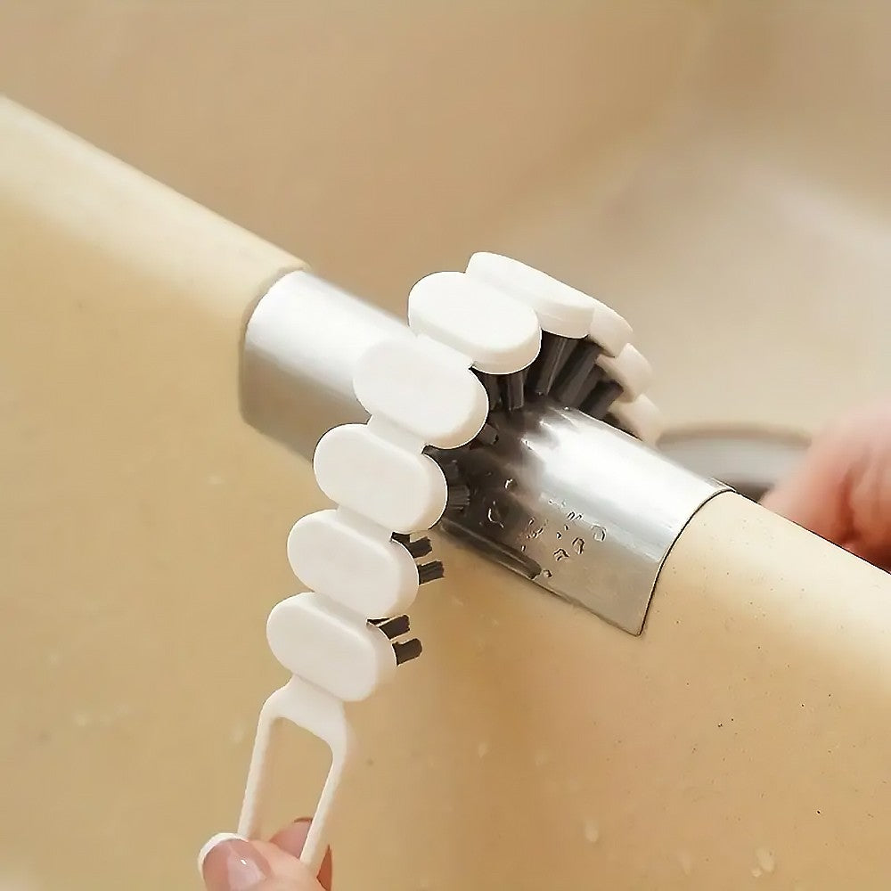 4Pcs Bendable Multifunctional Cleaning Brush Faucet Sink Stove Crevice Brush Household Cleaning Tool
