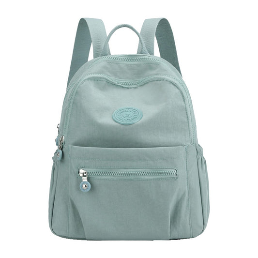 Womens Backpacks Oxford Cloth Shopping Backpack - Light Blue