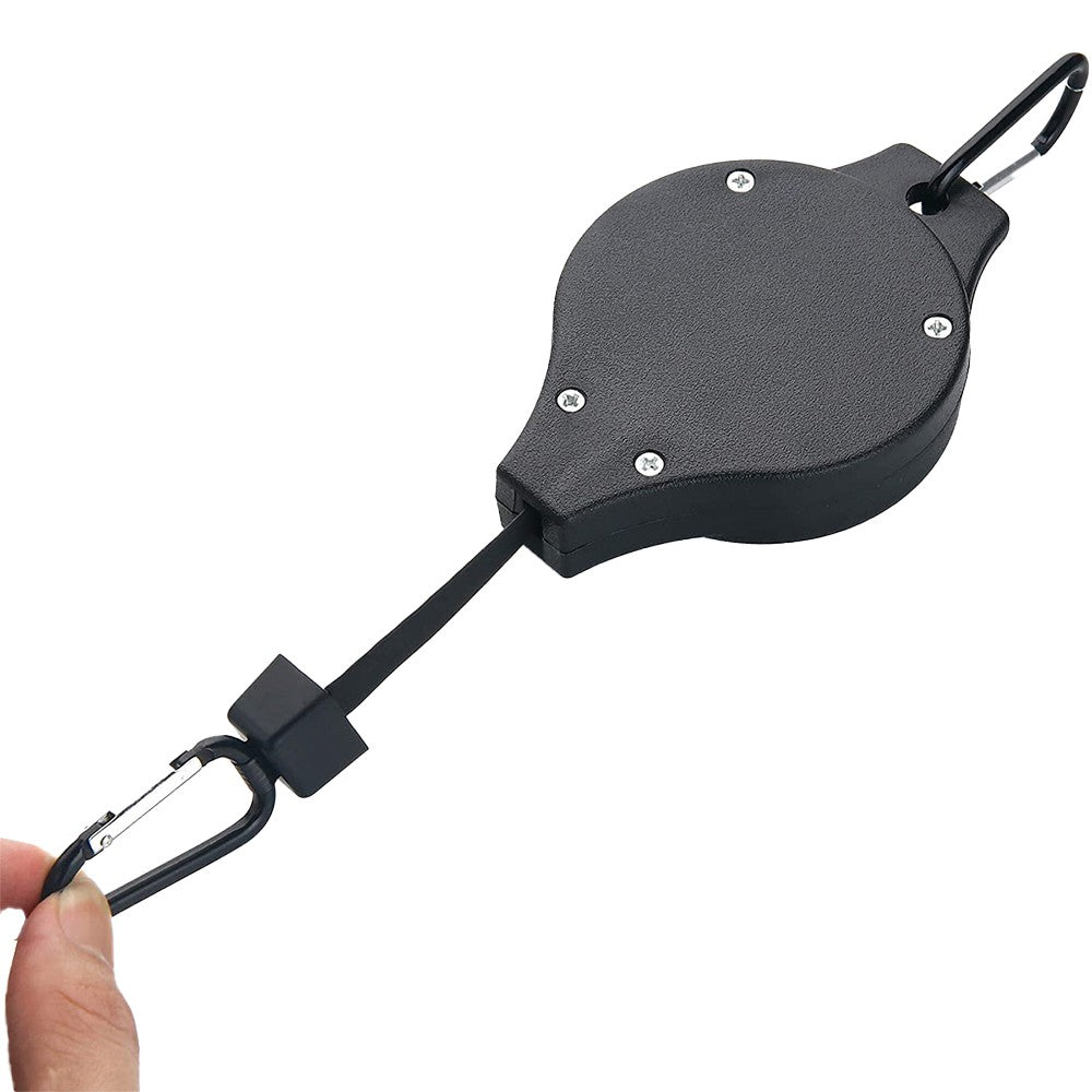 2Pcs Retractable Plant Pulley Hanging Basket Hanger Pull Down Planter Hanger Hook Black