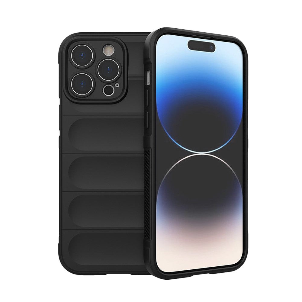 For iPhone 14 Pro Phone Case Anti-Scratch Shockproof Phone Protective Cover Black