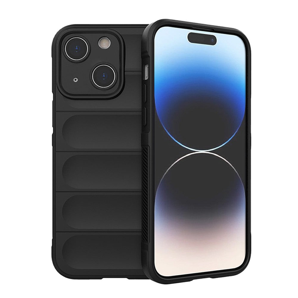 For iPhone 14 Plus Phone Case Anti-Scratch Shockproof Phone Protective Cover Black
