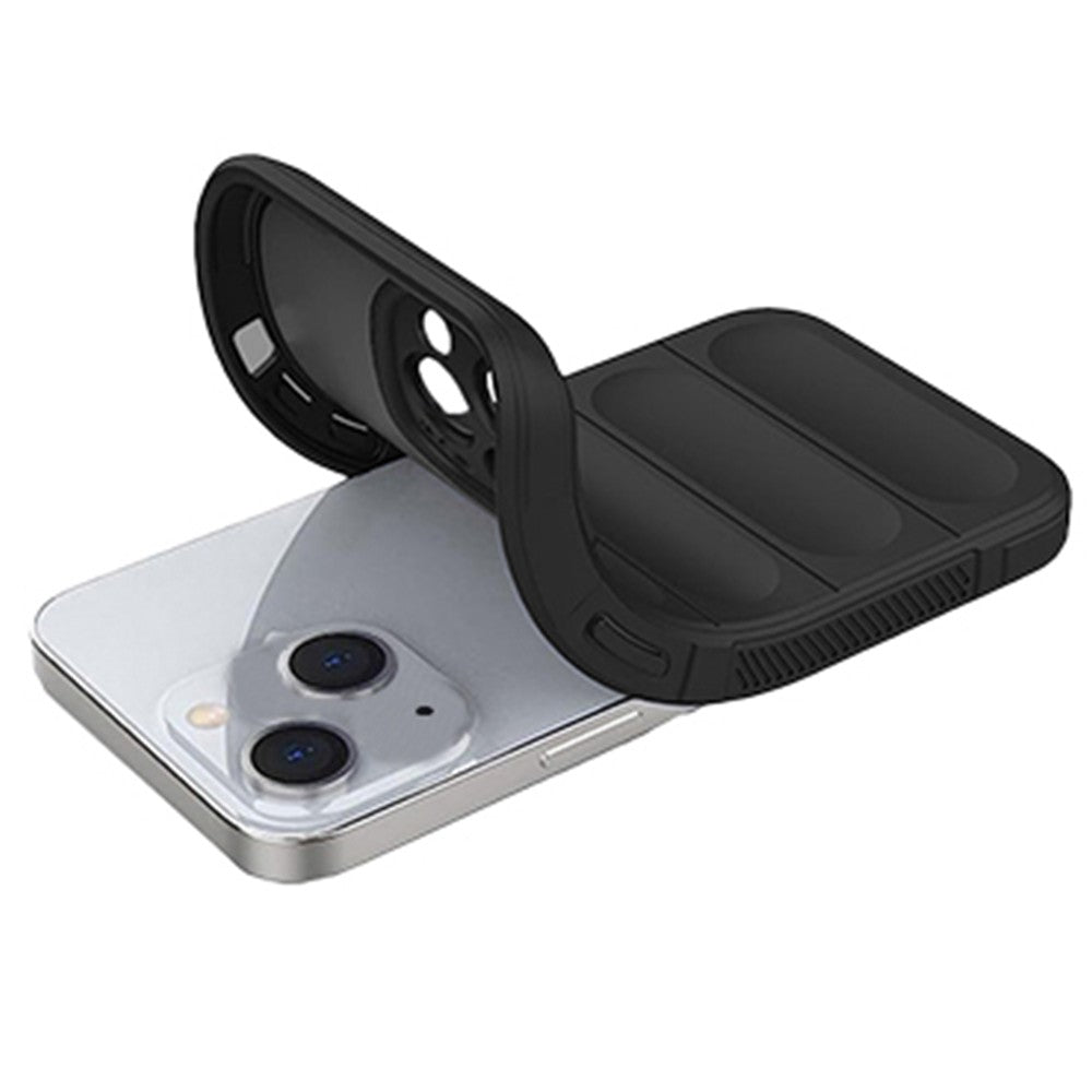 For iPhone 14 Phone Case Anti-Scratch Shockproof Phone Protective Cover Black
