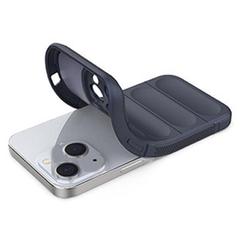 For iPhone 14 Phone Case Anti-Scratch Shockproof Phone Protective Cover Dark Blue