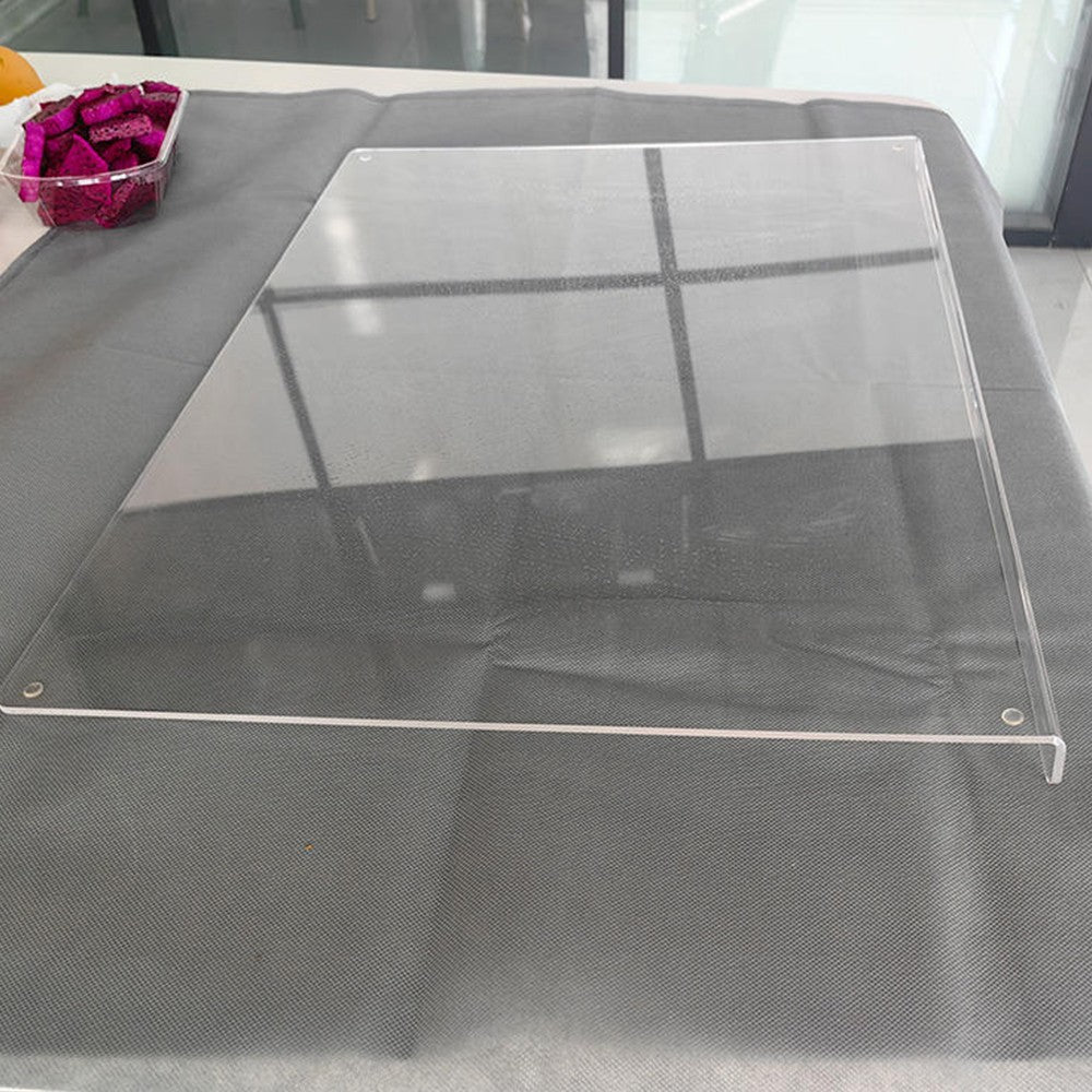 45x35cm Clear Acrylic Cutting Board Non-Slip Chopping Board Countertop Protector with Lip Edge