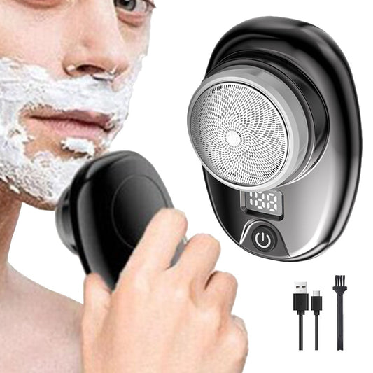 Mini Electric Shaver Rechargeable Shaver Portable Electric Razor Shaver Black