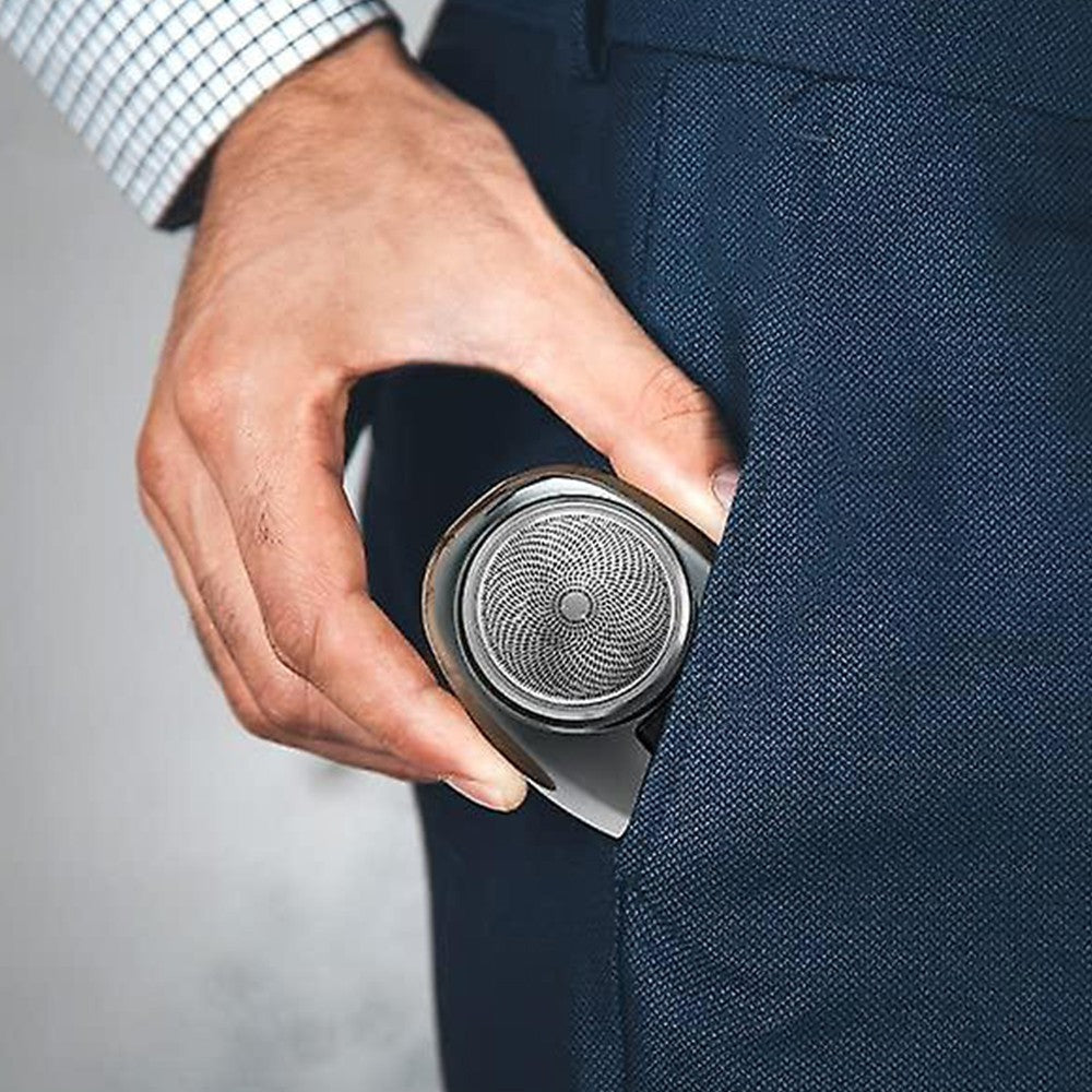 Mini Electric Shaver Rechargeable Shaver Portable Electric Razor Shaver Black