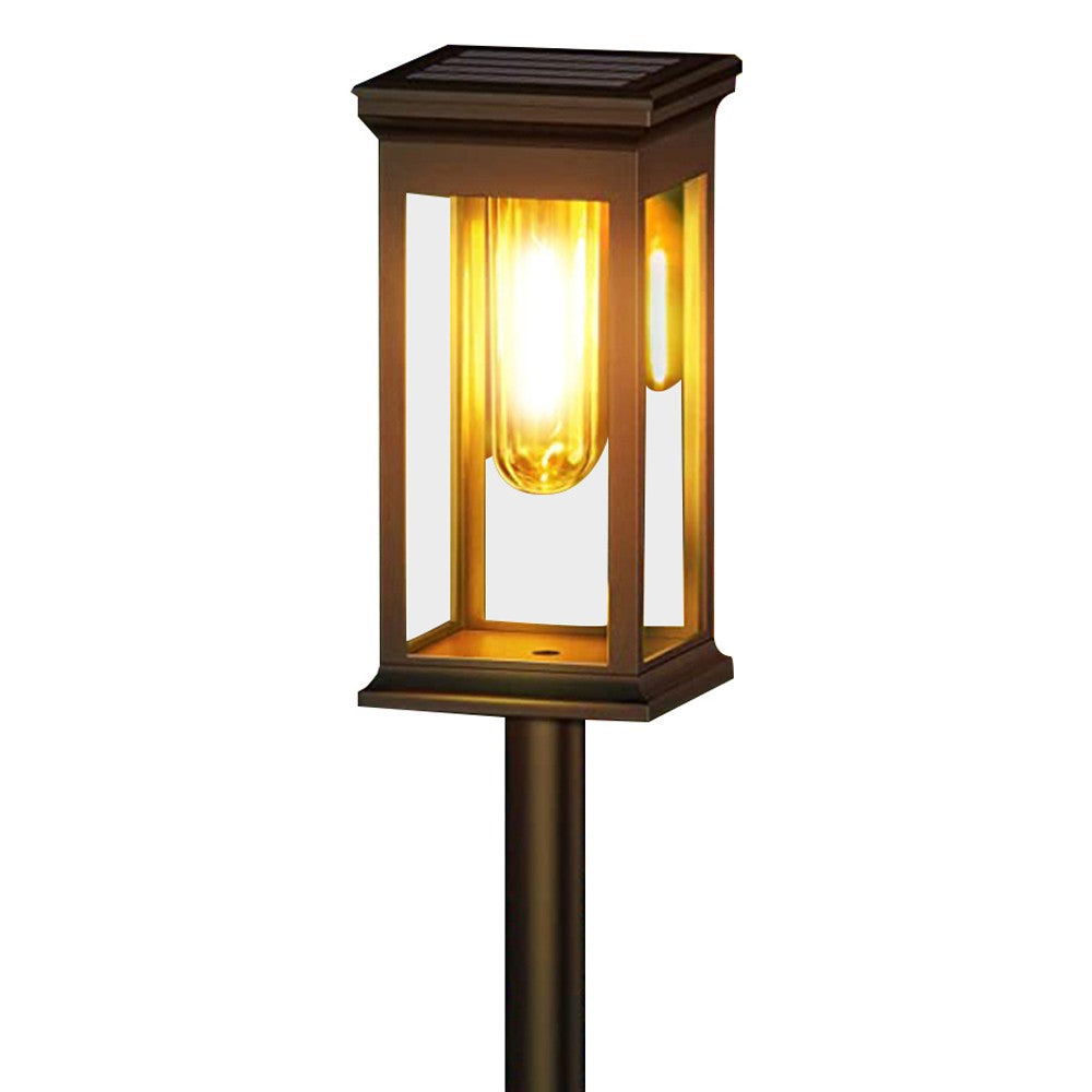 4Pcs Solar Pathway Lights Outdoor Garden Walkway Lights Yard Landscape Lamp