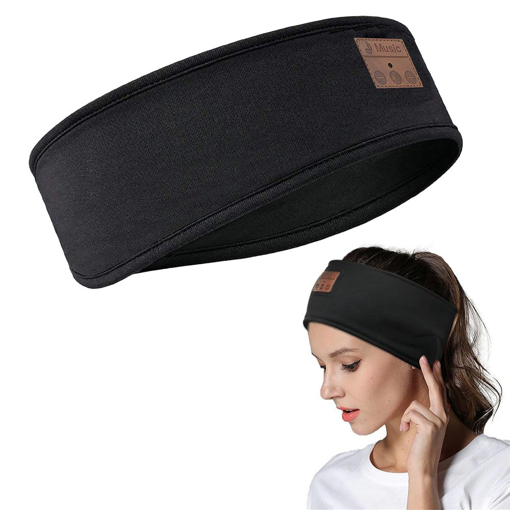 Bluetooth 5.2 Sleeping Headphones Headband Wireless Earphone Sports Headband Black