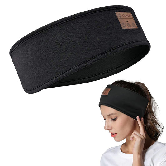 Bluetooth 5.2 Sleeping Headphones Headband Wireless Earphone Sports Headband Black