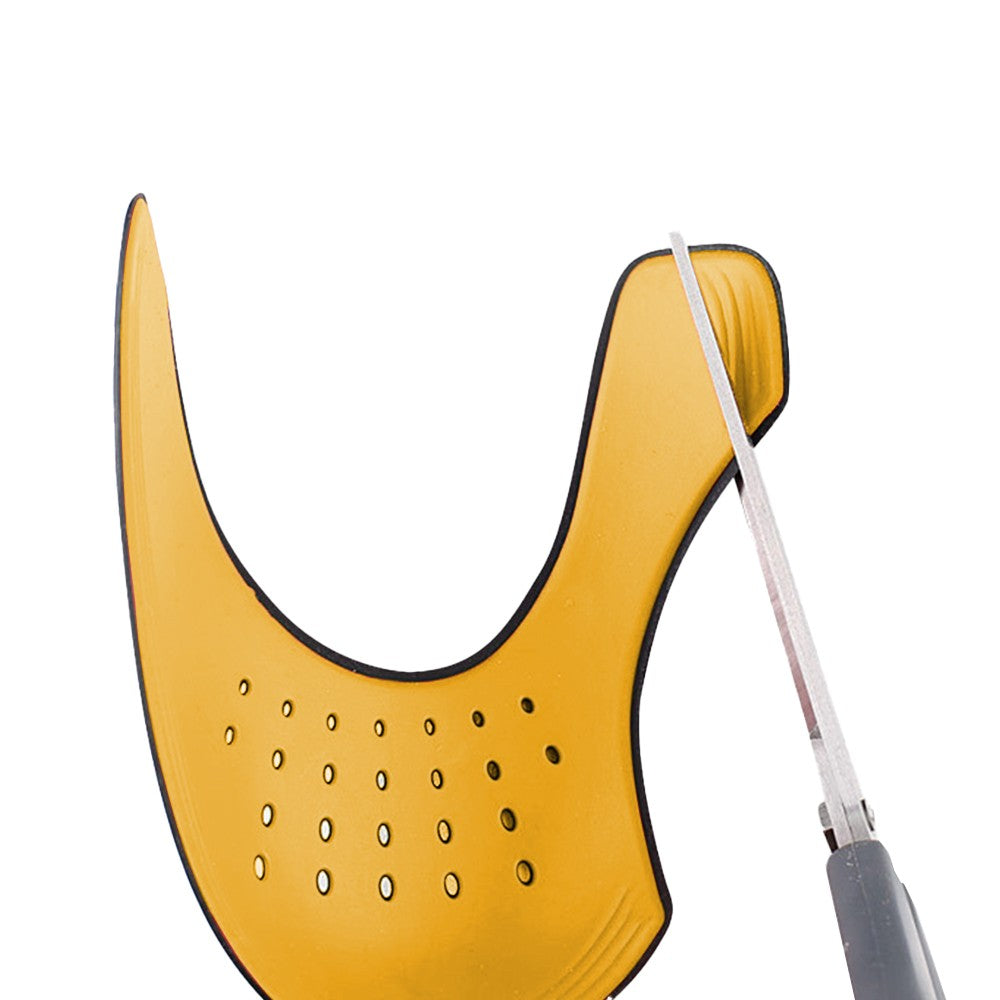 Pair of Shoe Anti Crease Protector Anti-Wrinkle Shoe Shield Sneaker Shoe Guards Yellow S