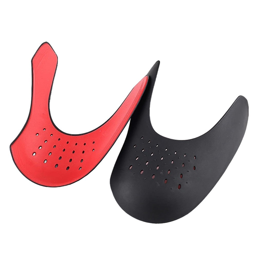Pair of Shoe Anti Crease Protector Anti-Wrinkle Shoe Shield Sneaker Shoe Guards Red S