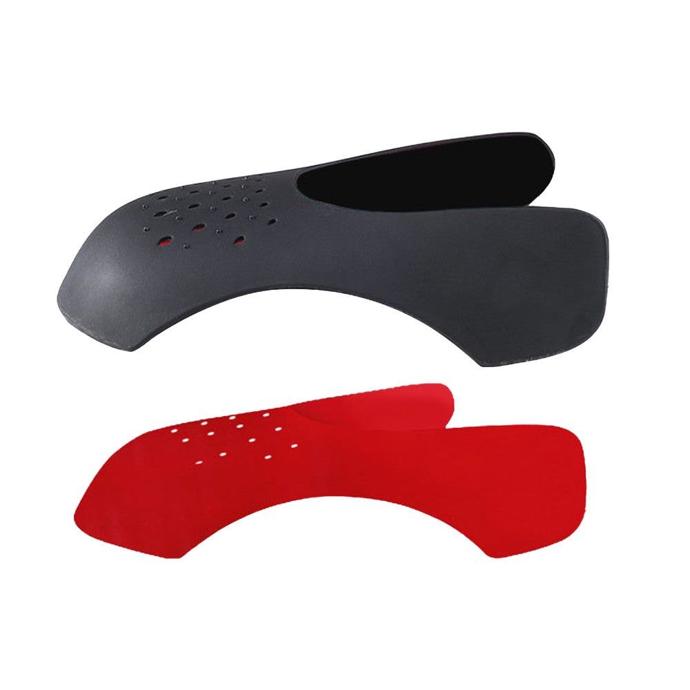 Pair of Shoe Anti Crease Protector Anti-Wrinkle Shoe Shield Sneaker Shoe Guards Red S