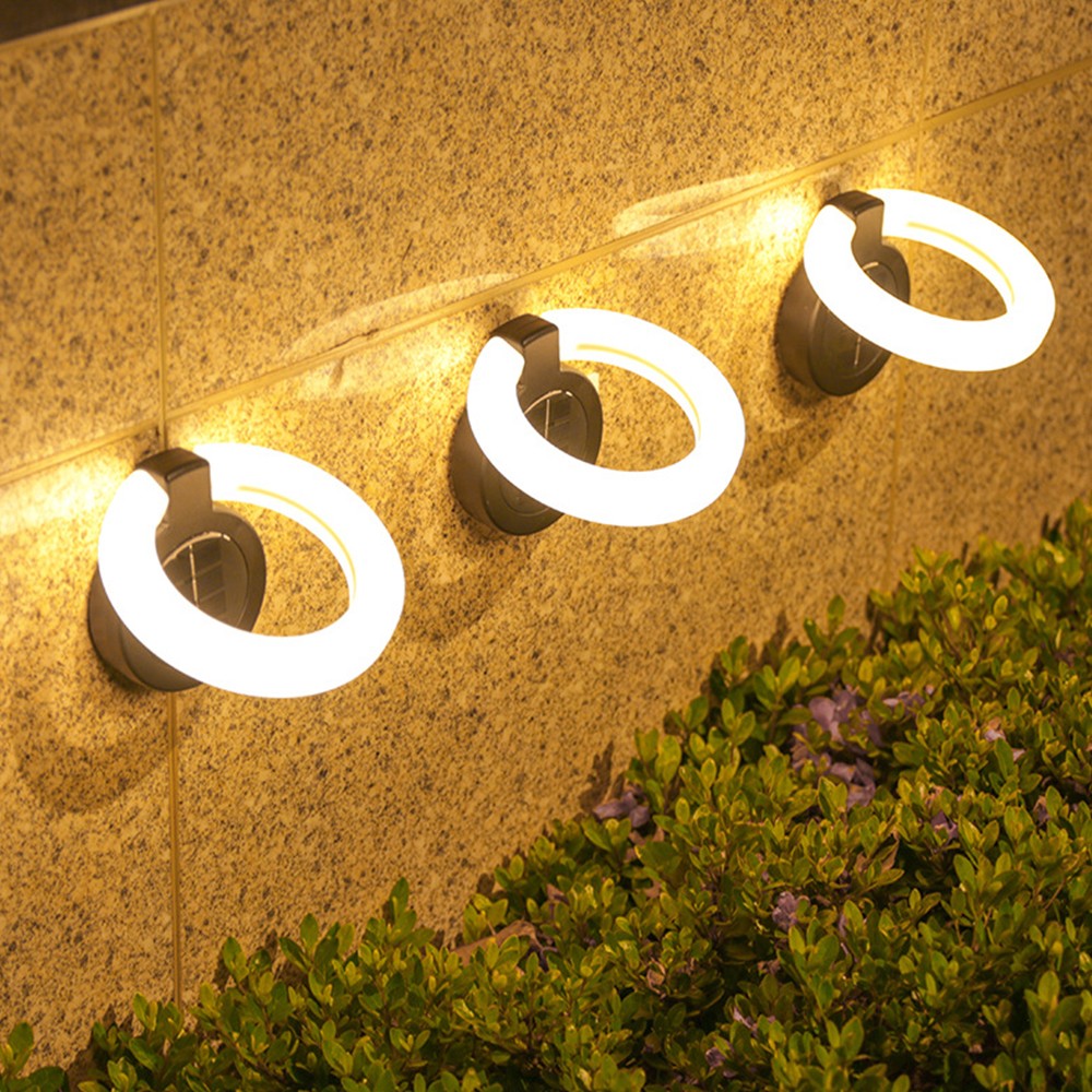 4Pcs 17LEDs Solar Power Ground Lights Outdoor Buried Garden Lawn Path Lamps Warm Light