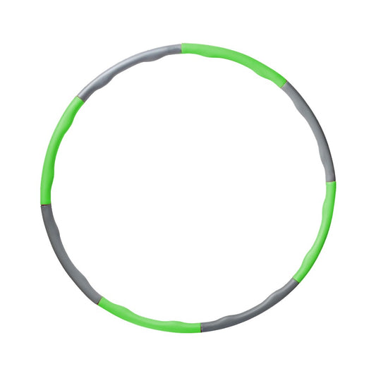 95cm Detachable Exercise Hula Hoop Foam Padded Waist Fitness Hula Hoop Green