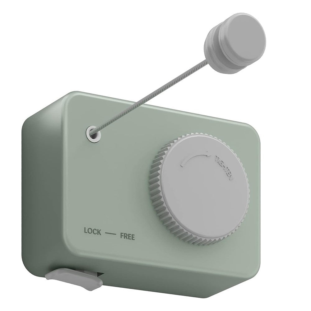 Retractable Clothesline Wall Mounted Clothes Line Laundry Line for Indoor Outdoor Green