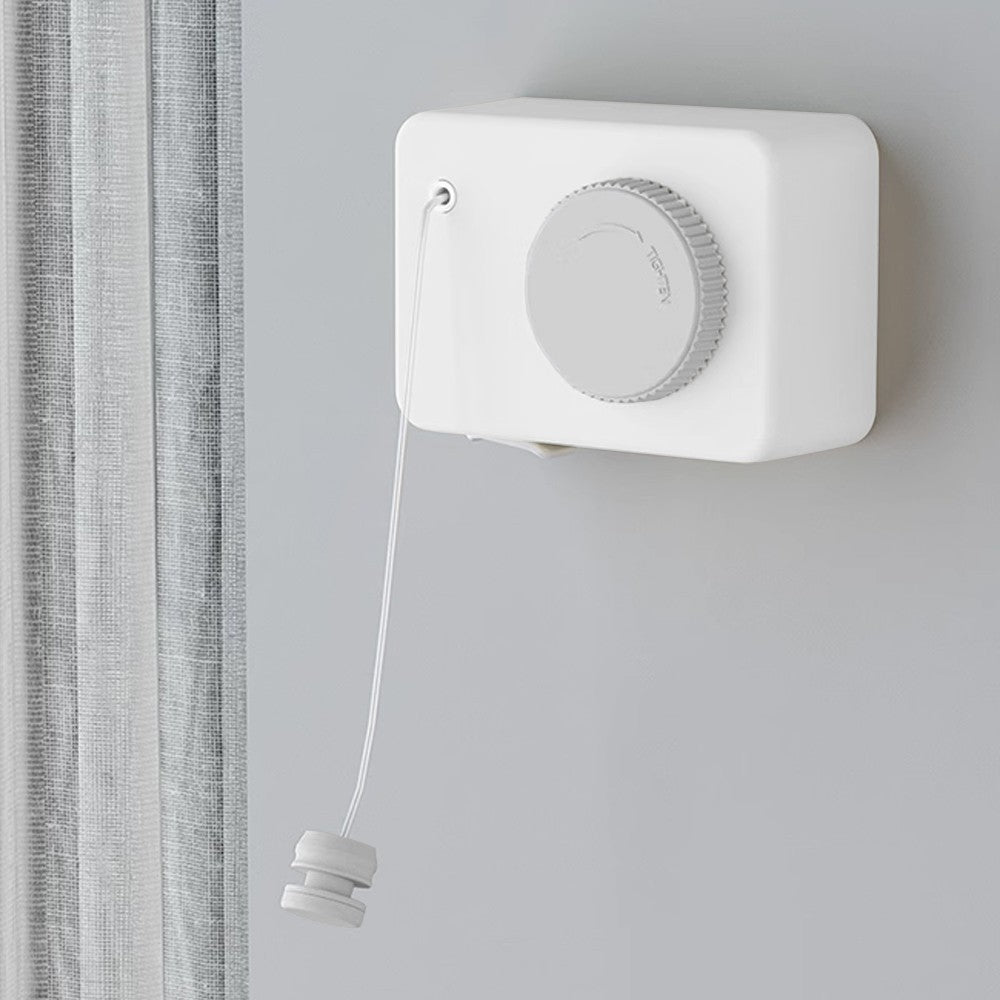 Retractable Clothesline Wall Mounted Clothes Line Laundry Line for Indoor Outdoor Green