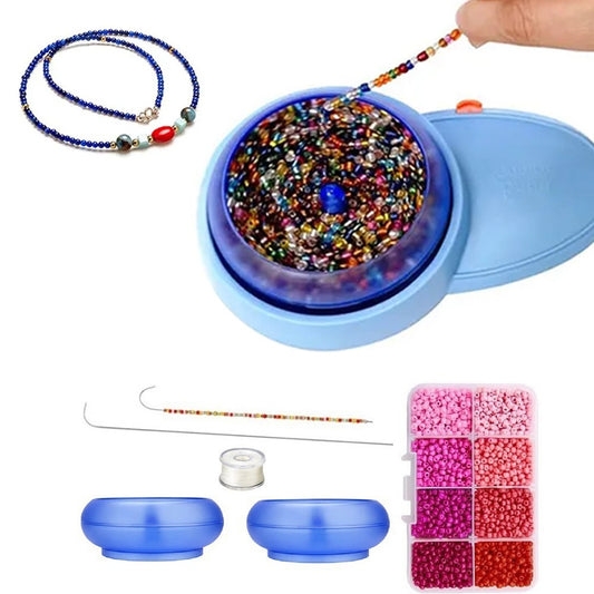 Electric Bead Spinner Kit DIY Stringing Beads Tool for Jewelry Bracelet Making