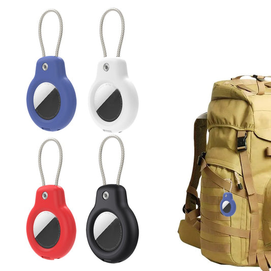 4Pcs for Airtag Protective Case Shockproof Case Holder with Lanyard