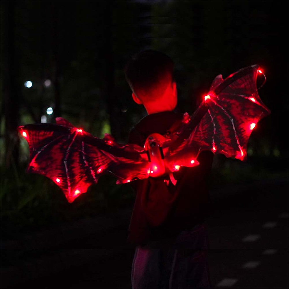 Red Electric Dinosaur Wing Light Up Cosplay Wing Costume Dress Up for Boys
