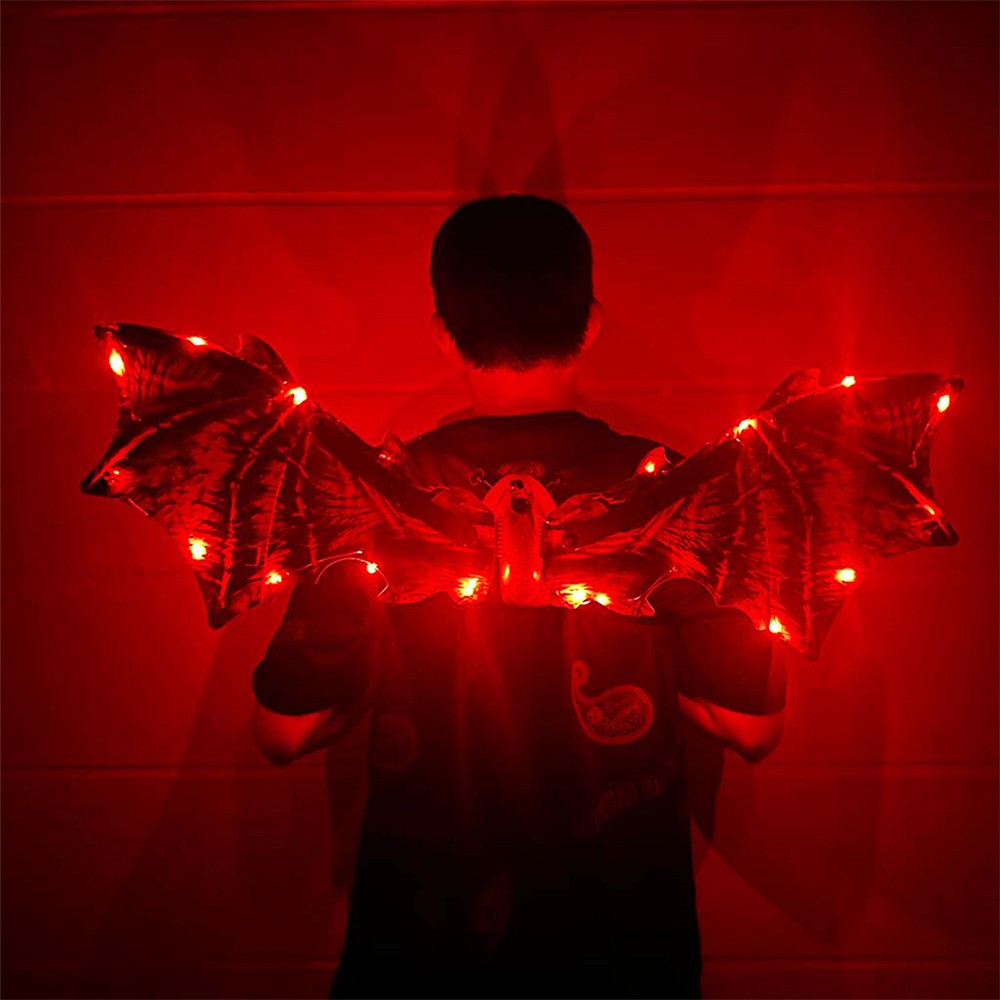 Red Electric Dinosaur Wing Light Up Cosplay Wing Costume Dress Up for Boys