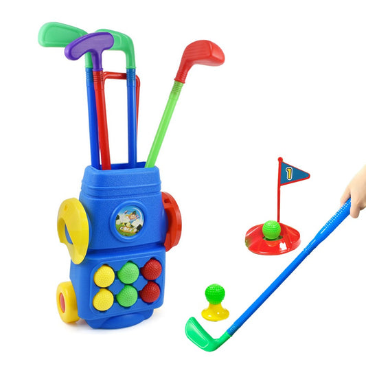 Kids Golf Set Toddler Golf Clubs with 6 Balls Indoor Outdoor Sport Toy