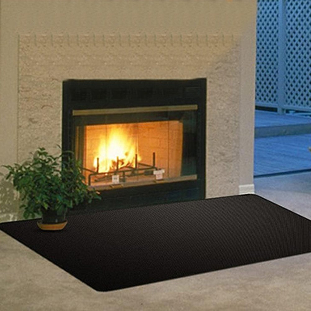 165x99cm Under BBQ Grill Mat Fireproof Fire Pit Mat Fireplace Mat Patio Protector Mat