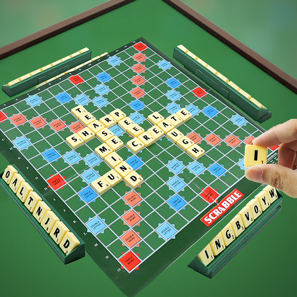 2x Scrabble Board Game Toy Educational Toy for Kid