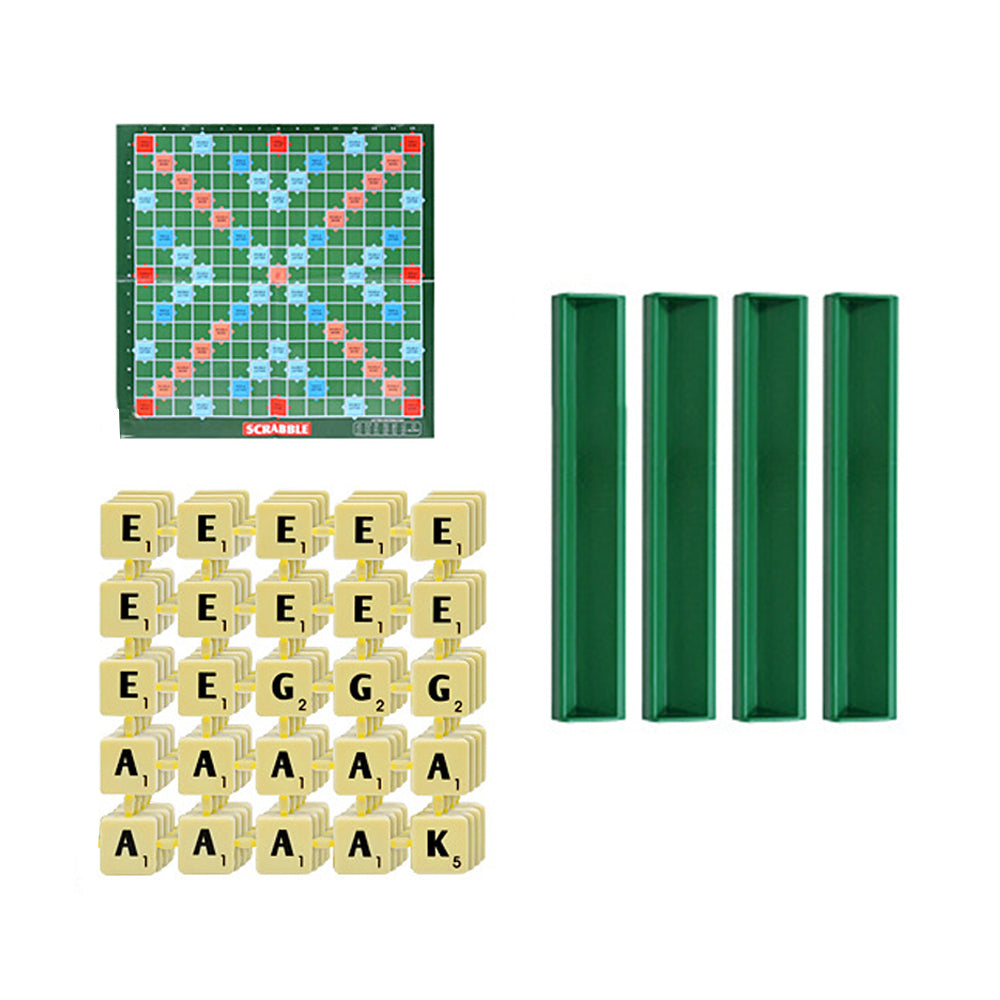 2x Scrabble Board Game Toy Educational Toy for Kid