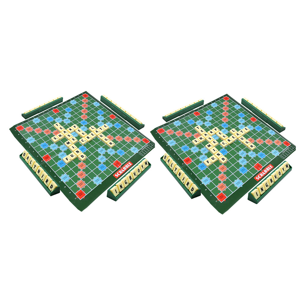 2x Scrabble Board Game Toy Educational Toy for Kid