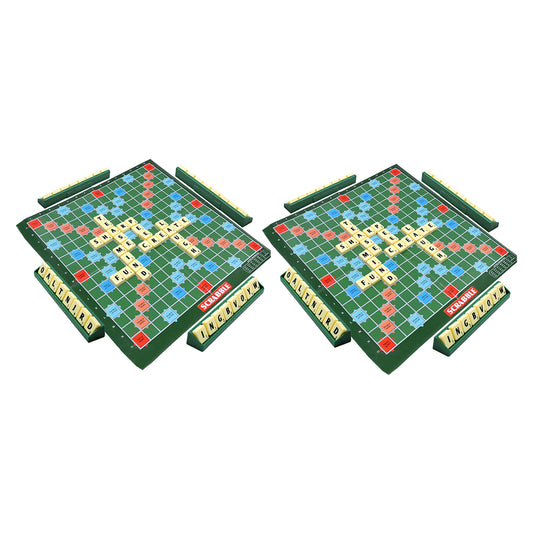 2x Scrabble Board Game Toy Educational Toy for Kid
