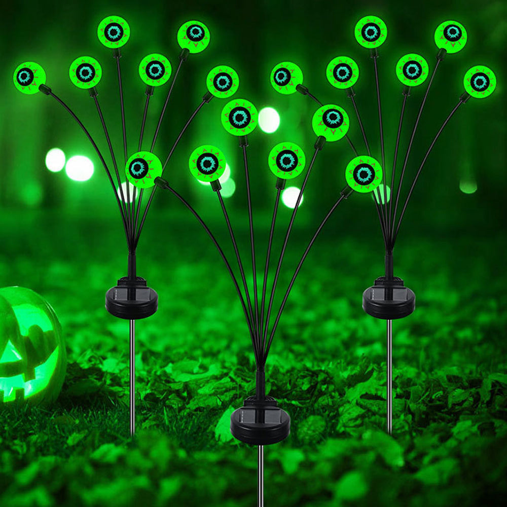 4x Solar Powered Halloween Decorations Swaying Light for Yard Garden Decor