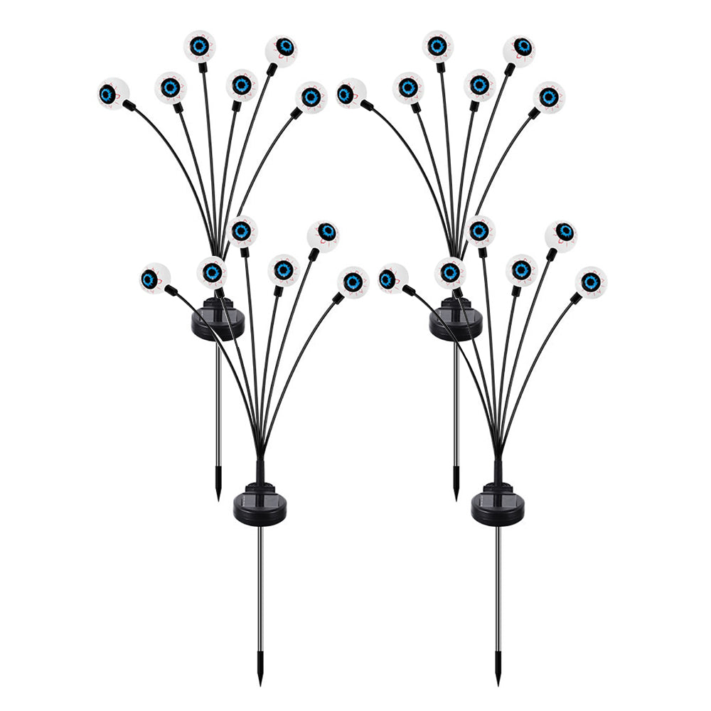 4x Solar Powered Halloween Decorations Swaying Light for Yard Garden Decor