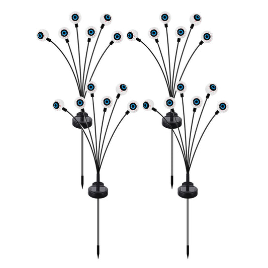 4x Solar Powered Halloween Decorations Swaying Light for Yard Garden Decor