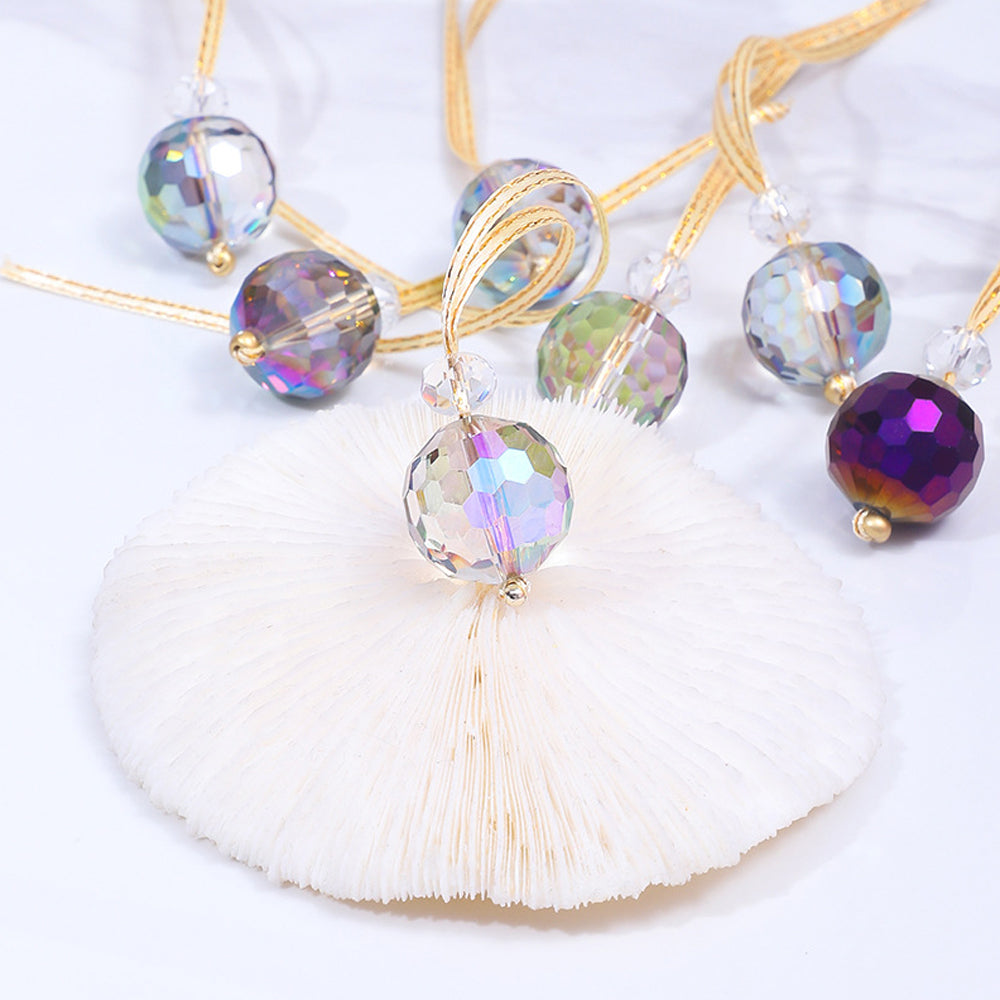 12x Clear Glass Christmas Balls Ornaments Mini Xmas Tree Decorations 12 colors