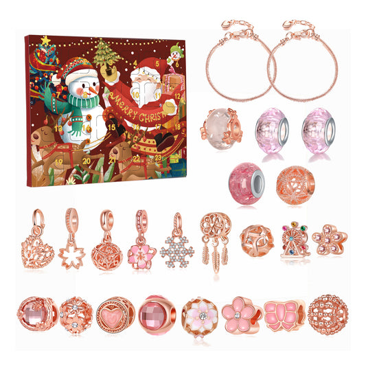 Christmas Advent Calendar with DIY Charm Bracelets