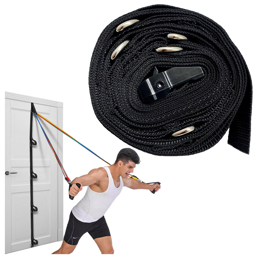 Multi-Point Door Anchor Strap for Resistance Band Workouts
