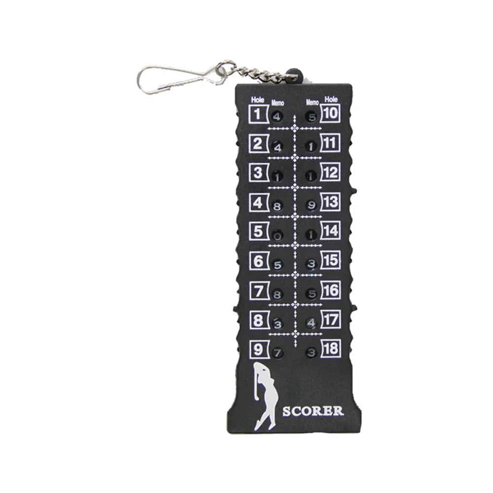 18 Hole Golf Score Counter Stroke Counter Black
