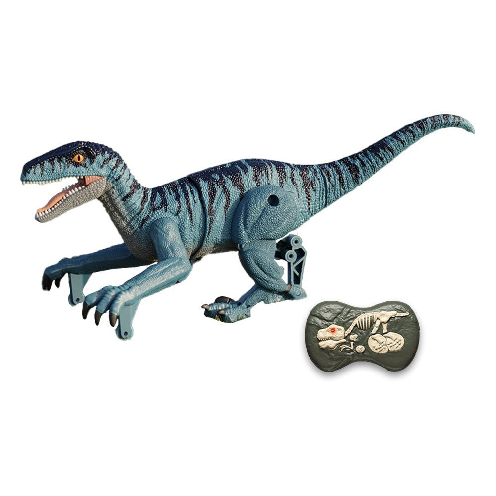 2.4Ghz Velociraptor Remote Control Dinosaur Toy Kids Electric RC Walking Dinosaur Toy