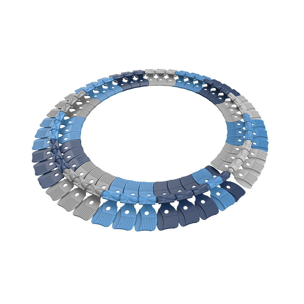 138Pcs Shark Racing Car Track Set Kids Light Up Shark Car Toy Flexible Changeable Track Toy