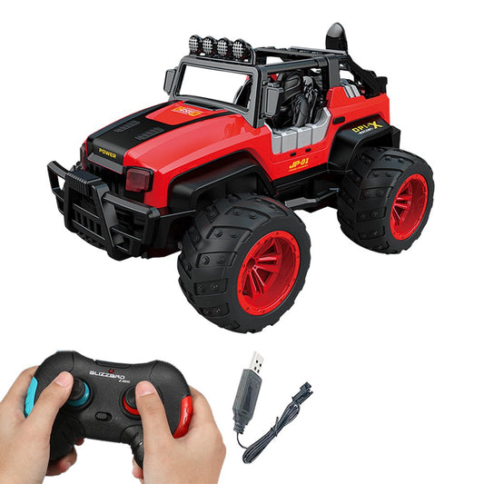 Red RC Cars Kids Remote Control Toys Car 2.4 GHz Off Road Monster RC Trucks